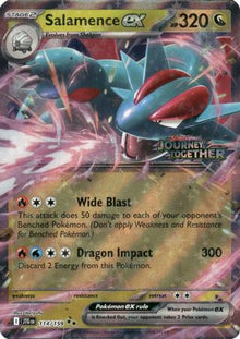 [PKM] Salamence ex (114/159) (Journey Together Stamped) [Scarlet & Violet: Journey Together]