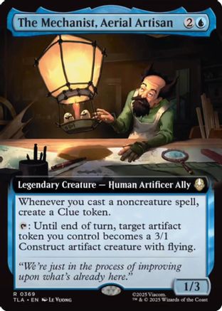 {@@ TLA R} The Mechanist, Aerial Artisan (Extended Art) [Avatar: The Last Airbender] [TLA 369]