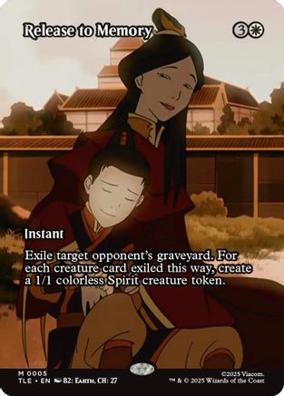 {@@ TLE R} Release to Memory (Borderless) [Avatar: The Last Airbender: Eternal-Legal] [TLE 005]