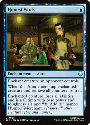 {@@ TLA C} Honest Work [Avatar: The Last Airbender] [TLA 055]