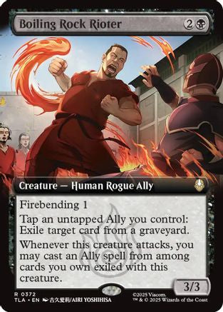{@@ TLA R} Boiling Rock Rioter (Extended Art) [Avatar: The Last Airbender] [TLA 372]