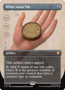 {@R} White Lotus Tile (Borderless) [TLA 330]