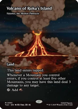 {@@ TLE R} Volcano of Roku's Island - Valakut, the Molten Pinnacle [Avatar: The Last Airbender: Eternal-Legal] [TLE 061]