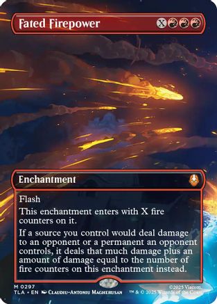 {@@ TLA R} Fated Firepower (Borderless) [Avatar: The Last Airbender] [TLA 297]