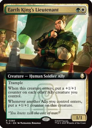 {@@ TLA R} Earth King's Lieutenant (Extended Art) [Avatar: The Last Airbender] [TLA 380]