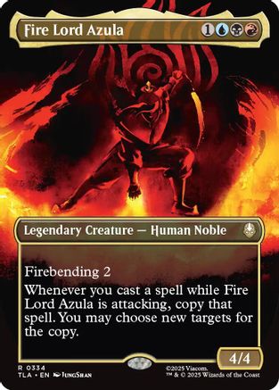 {@@ TLA R} Fire Lord Azula (0334) (Borderless) [Avatar: The Last Airbender] [TLA 334]