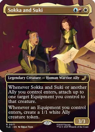 {@@ TLE R} Sokka and Suki (Borderless) [Avatar: The Last Airbender: Eternal-Legal] [TLE 071]