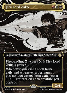{@R} Fire Lord Zuko (Borderless) [TLA 315]