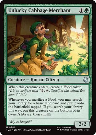 {@@ TLA C} Unlucky Cabbage Merchant [Avatar: The Last Airbender] [TLA 201]