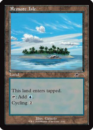 Remote Isle (Retro Frame) [SLD-2162]