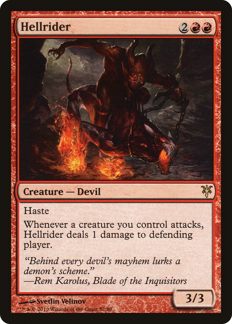 {R} Hellrider [Duel Decks: Sorin vs. Tibalt][DDK 052]
