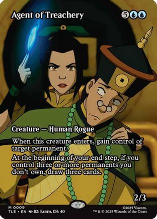 {@@ TLE R} Agent of Treachery (Borderless) [Avatar: The Last Airbender: Eternal-Legal] [TLE 009]