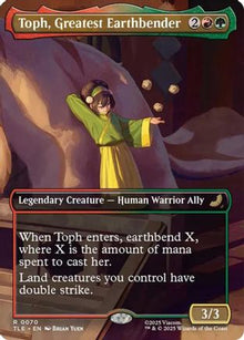 {R} Toph, Greatest Earthbender (Borderless) [TLE 070]