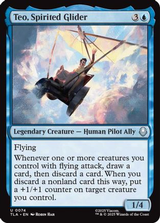 {@@ TLA C} Teo, Spirited Glider [Avatar: The Last Airbender] [TLA 074]