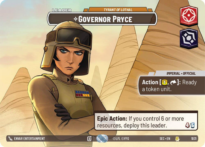 Governor Pryce - Tyrant of Lothal (Showcase) (1031) (1031) [Secrets of Power]