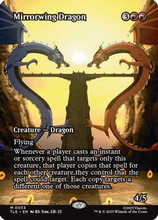 {@@ TLE R} Mirrorwing Dragon (Borderless) [Avatar: The Last Airbender: Eternal-Legal] [TLE 033]