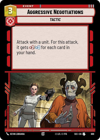 Aggressive Negotiations (689) (Foil) (689) [Secrets of Power]