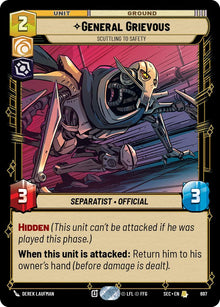 General Grievous - Scuttling to Safety (Foil) (697) (697) [Secrets of Power]