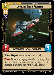Lurking Snub Fighter (699) (Foil) (699) [Secrets of Power]