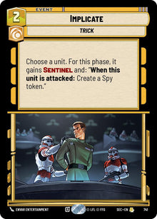 Implicate (741) (Foil) (741) [Secrets of Power]