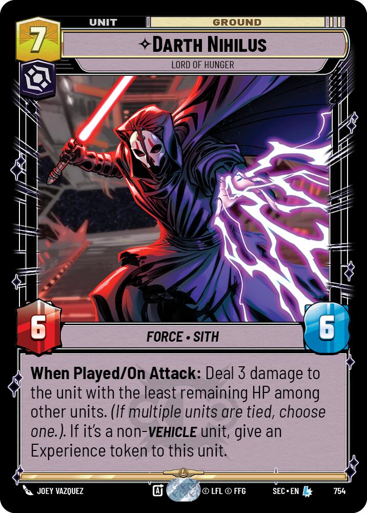Darth Nihilus Lord of Hunger (Foil) (754) (754) [Secrets of