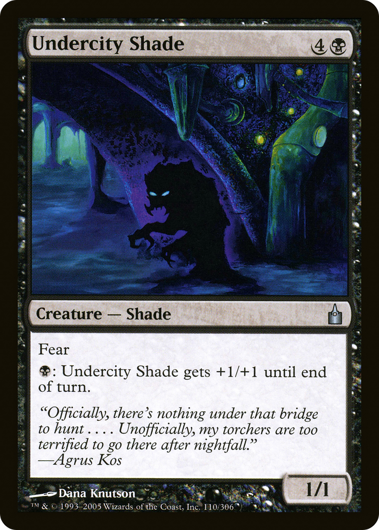{C} Undercity Shade [Ravnica: City of Guilds][RAV 110]