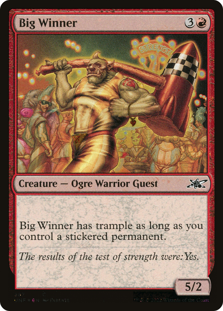 {C} Big Winner (Galaxy Foil) [Unfinity][UNF 387]