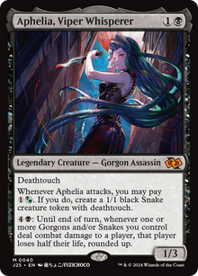 {R} Aphelia, Viper Whisperer (Anime) [Foundations Jumpstart][J25 040]