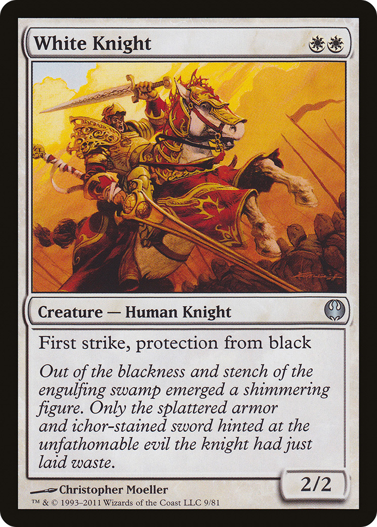 {C} White Knight [Duel Decks: Knights vs. Dragons][DDG 009]