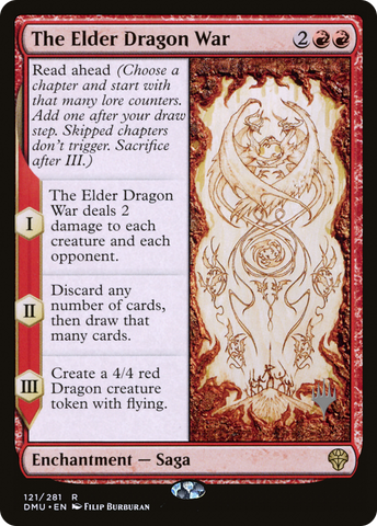 {R} The Elder Dragon War (Promo Pack) [Dominaria United Promos][PP DMU 121]