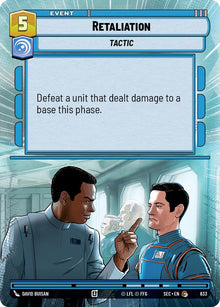 Retaliation (833) (Hyperspace Foil) (833) [Secrets of Power]