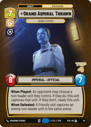 Grand Admiral Thrawn - Grand Schemer (Top 4) (34) (34) [Organized Play Promos]