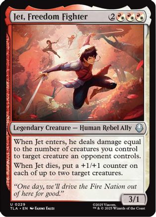 {@@ TLA C} Jet, Freedom Fighter [Avatar: The Last Airbender] [TLA 229]