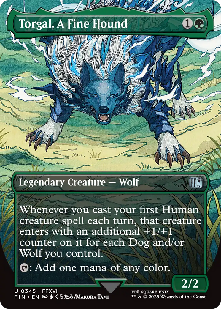 {@C} Torgal, A Fine Hound (Borderless) [FINAL FANTASY][FIN 345]