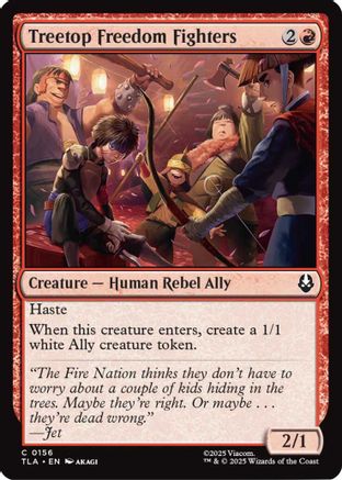 {@@ TLA C} Treetop Freedom Fighters [Avatar: The Last Airbender] [TLA 156]