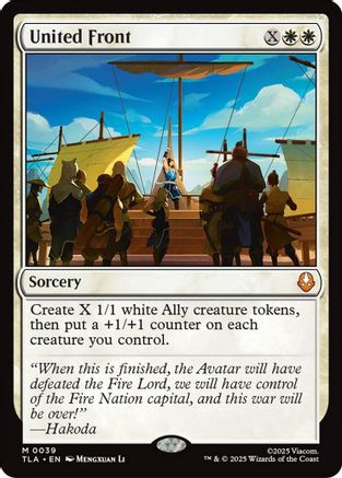 {@@ TLA R} United Front [Avatar: The Last Airbender] [TLA 039]