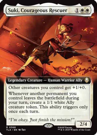 {@@ TLA R} Suki, Courageous Rescuer (Extended Art) [Avatar: The Last Airbender] [TLA 368]