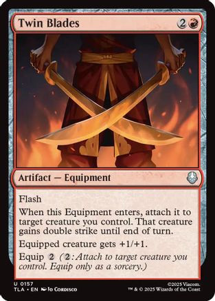 {@@ TLE C} Twin Blades [Avatar: The Last Airbender] [TLA 157]