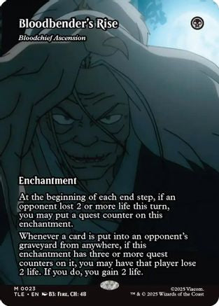 {@@ TLE C} Bloodbender's Rise - Bloodchief Ascension (Borderless) [Avatar: The Last Airbender: Eternal-Legal] [TLE 023]