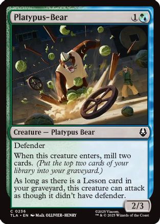 {@@ TLA C} Platypus-Bear [Avatar: The Last Airbender] [TLA 236]