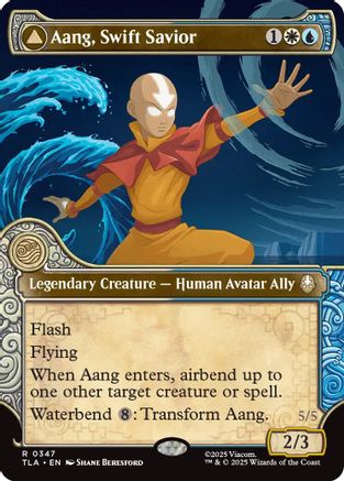 {@@ TLA R} Aang, Swift Savior (Showcase) [Avatar: The Last Airbender] [TLA 347]