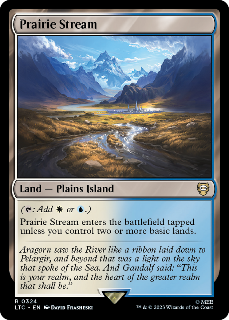 {R} Prairie Stream [The Lord of the Rings: Tales of Middle-Earth Commander][LTC 324]