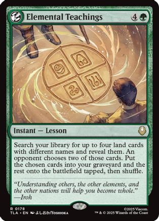 {@@ TLA R} Elemental Teachings [Avatar: The Last Airbender] [TLA 178]