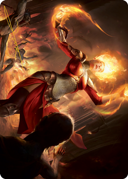 {A} Light Up the Night Art Card (Gold-Stamped Signature) [Innistrad: Midnight Hunt Art Series][GS AMID 043]
