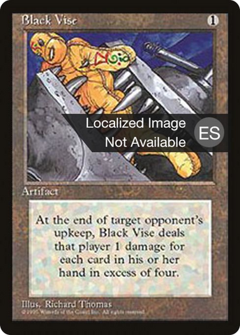{F} Black Vise [Fourth Edition (Foreign Black Border)][FBB 4ED 299]