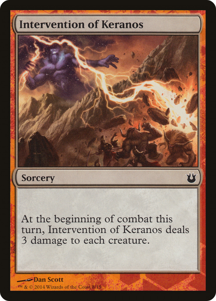 {C} Intervention of Keranos [Born of the Gods Battle the Horde][PA TBTH 008]