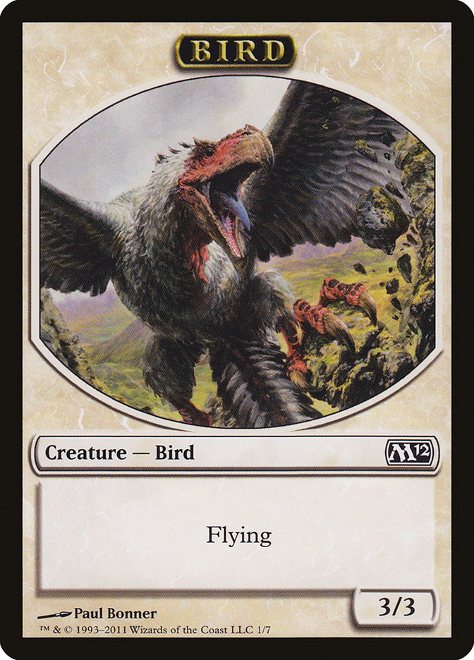{T} Bird Token [Magic 2012 Tokens][TM12 001]