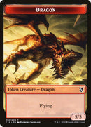 {T} Heart-Piercer Manticore // Dragon Double-sided Token [Commander 2019 Tokens][TC19 007]