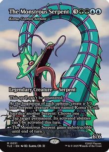 {R} The Monstrous Serpent - Koma, Cosmos Serpent (Borderless) [TLE 051]