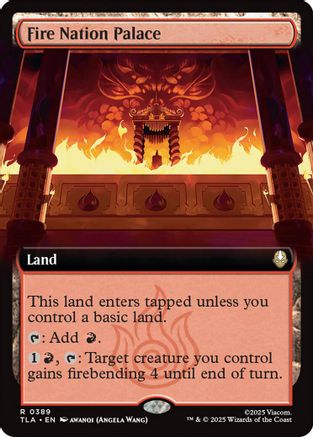 {@@ TLA R} Fire Nation Palace (Extended Art) [Avatar: The Last Airbender] [TLA 389]